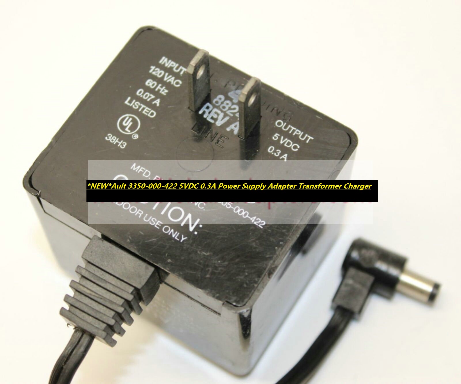 *Brand NEW*Ault 3350-000-422 5VDC 0.3A Power Supply Adapter Transformer Charger